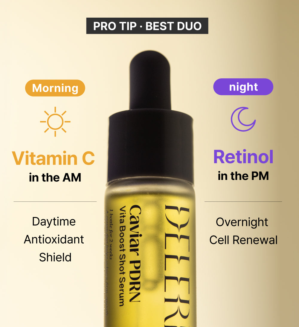 DELERE Caviar PDRN Vita Boost Shot Serum Double