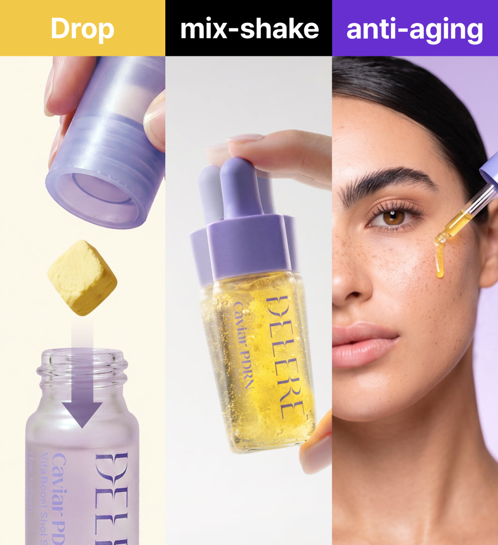 DELERE Caviar PDRN Vita Boost Shot Serum Double